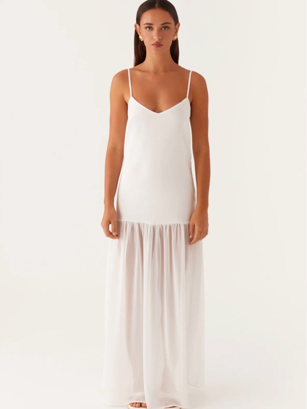 Peppermayo Heavenly Linen Maxi Dress - White - AU 12 / US 8 (L) - NWOT - Picture 3 of 8